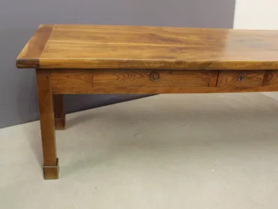 Table de Ferme en noyer 231  cm , XIXe